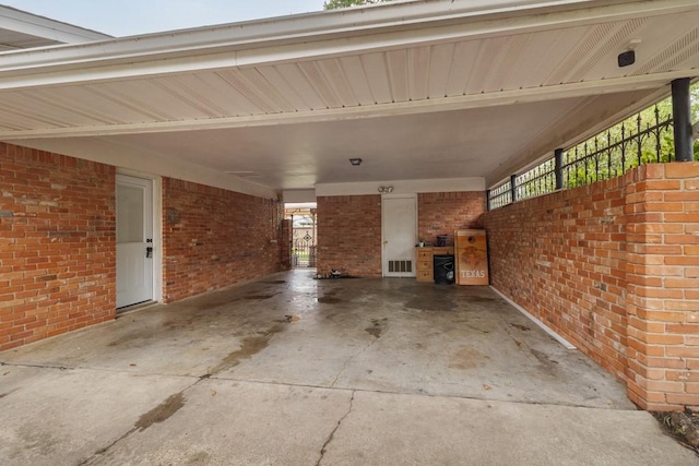2019 W Belclaire Cir, Corsicana, TX 75110 - view of patio with visible vents and an attached carport