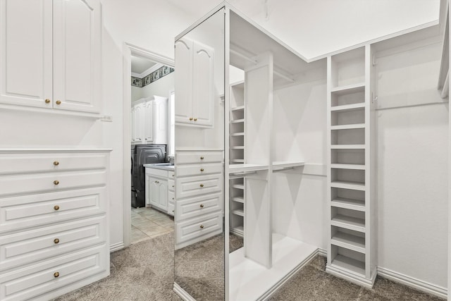 1304 Regency Ct, Southlake, TX 76092 - spacious closet with carpet flooring