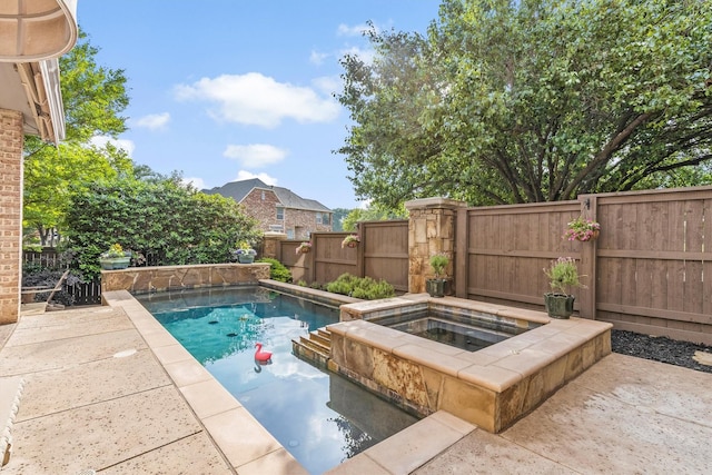 1304 Regency Ct, Southlake, TX 76092 - view of pool with a fenced backyard