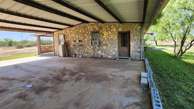 view of patio / terrace featuring cooling unit