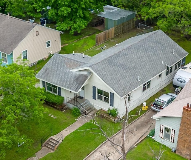 bird's eye view