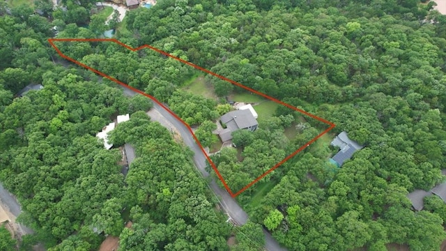 2449 Tanglewood Blvd, Pottsboro, TX 75076 - view of property location featuring property parcel outlined