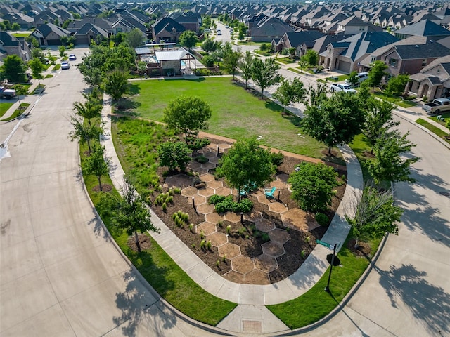 bird's eye view featuring a residential view