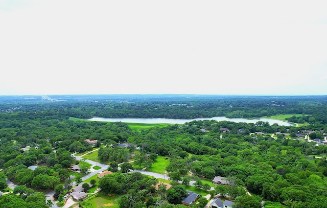 1730 W Hull St, Denison, TX 75020 - aerial view with a water view and a forest view