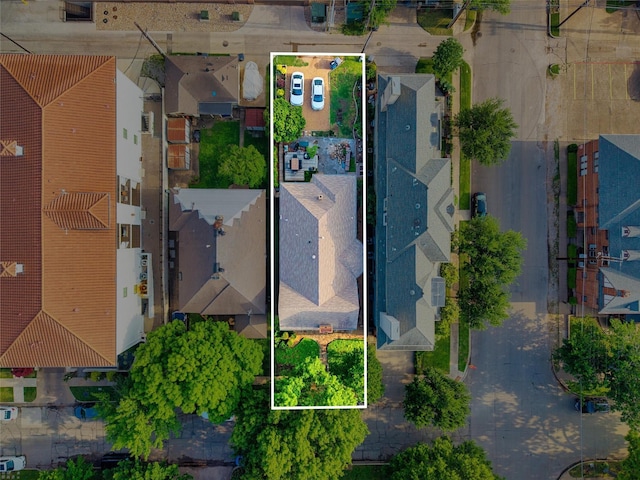 4204 Prescott Ave, Dallas, TX 75219 - drone / aerial view featuring a residential view