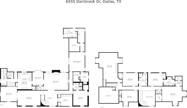 6555 Dartbrook Dr, Dallas, TX 75254 - room layout
