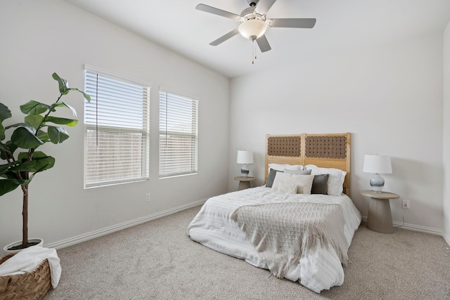 2021 Pine Stone Ln, Forney, TX 75126 - bedroom featuring baseboards, ceiling fan, and carpet