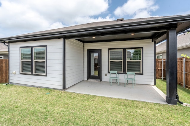 2021 Pine Stone Ln, Forney, TX 75126 - rear view of property featuring a patio area, fence, and a yard