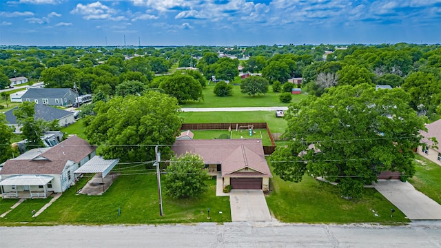 630 N Park St, Dublin, TX 76446 - aerial view of a tree filled landscape