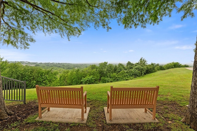 5243 Welden Ct, Fort Worth, TX 76132 - view of home's community with a yard and a view of trees