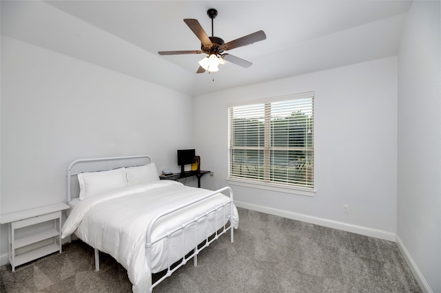 235 Winchester St, Van Alstyne, TX 75495 - bedroom with carpet floors, baseboards, and ceiling fan