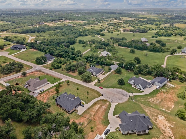 bird's eye view featuring a residential view
