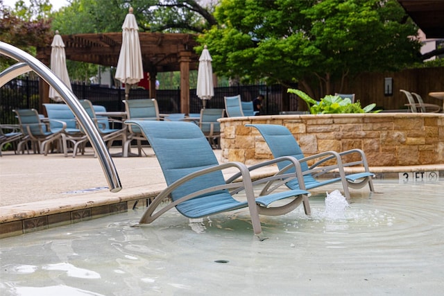 3831 Turtle Creek Blvd Unit 7E, Dallas, TX 75219 - deck featuring fence and a patio area