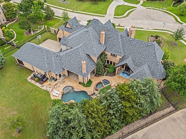 1237 Wales Dr, Mclendon Chisholm, TX 75032 - aerial view of property and surrounding area