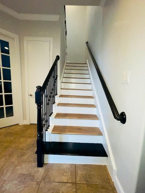 view of stairs