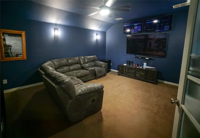 3301 Ski Lift Ct, Mckinney, TX 75070 - cinema with carpet, vaulted ceiling, and baseboards