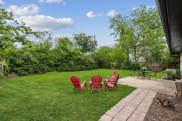 3049 Rotan Ln, Dallas, TX 75229 - view of yard with fence and a patio