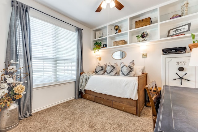 2224 Miramar Dr, Little Elm, TX 75068 - bedroom featuring baseboards, ceiling fan, and carpet