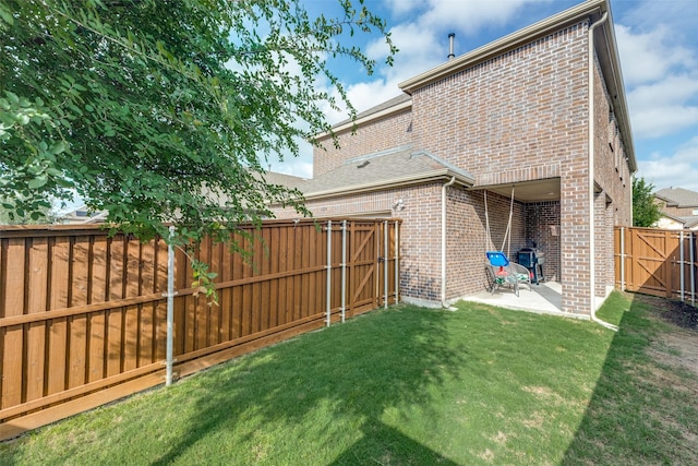 2224 Miramar Dr, Little Elm, TX 75068 - view of yard with a patio, a fenced backyard, and a gate