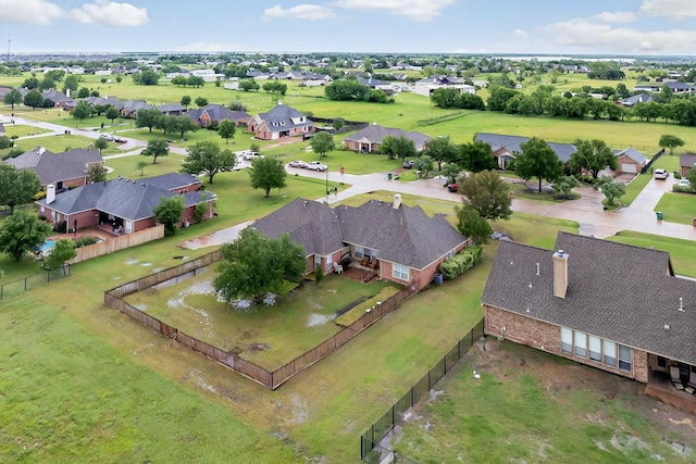 birds eye view of property featuring a residential view