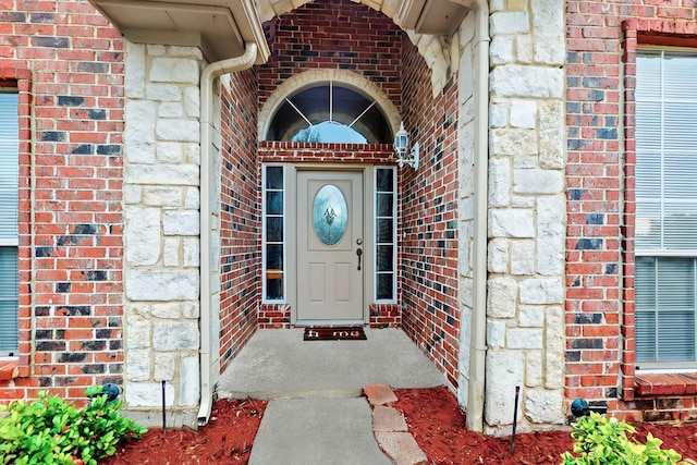 9530 Blarney Stone Way, Forney, TX 75126 - entrance to property with brick siding and stone siding