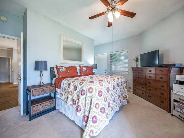 2164 Tanglewood Blvd Unit A105, Pottsboro, TX 75076 - bedroom with a closet, ceiling fan, and light carpet