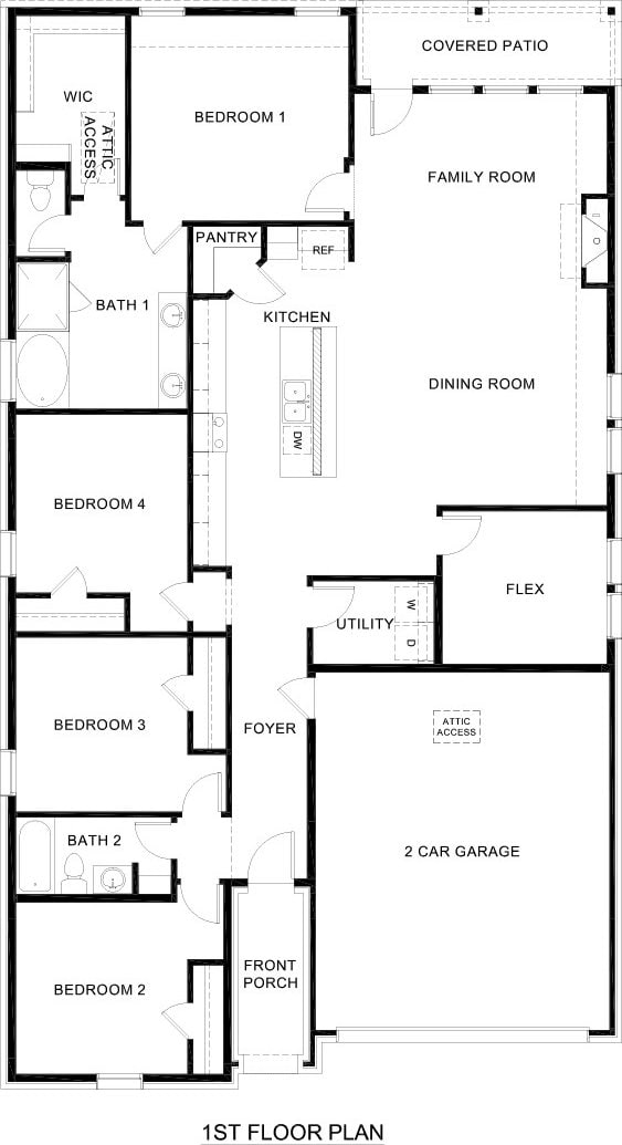 4189 Plateau Dr, Forney, TX 75126 - property floor plan