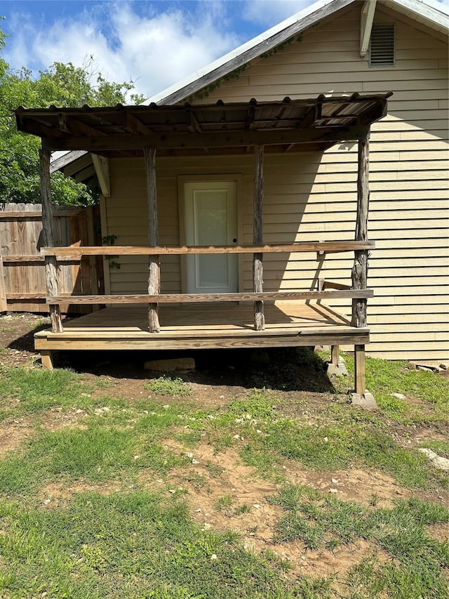 630 W College St, Stephenville, TX 76401 - view of property exterior with fence