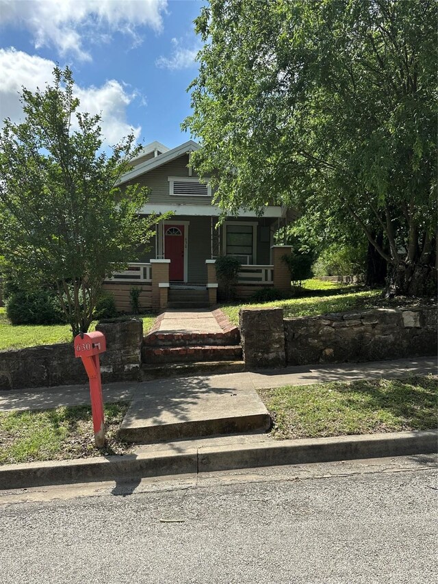 630 W College St, Stephenville, TX 76401 - view of front of property with covered porch