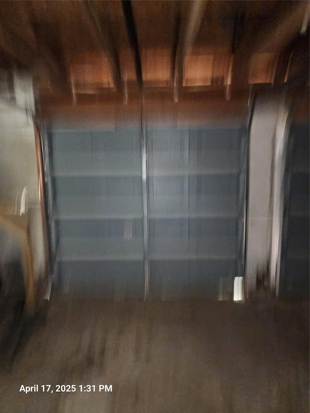 garage featuring elevator