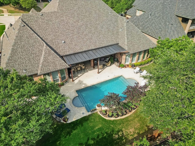 aerial view