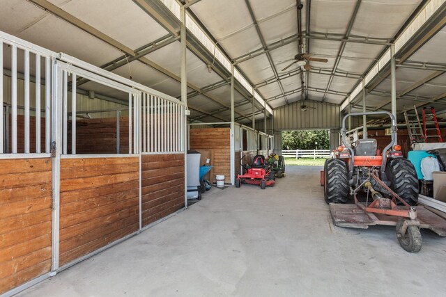 view of stable
