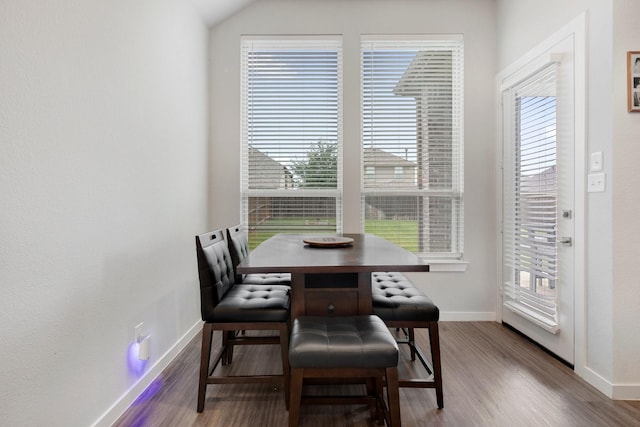 1732 Journey Forth Trl, Wylie, TX 75098 - dining area with wood finished floors and baseboards