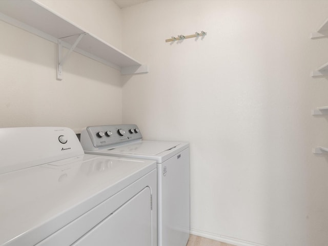 1728 Creek Bend Ln, Little Elm, TX 75068 - laundry area featuring separate washer and dryer and laundry area