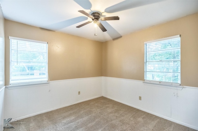 2317 Yorktown Dr, Abilene, TX 79603 - unfurnished room featuring light colored carpet and a ceiling fan