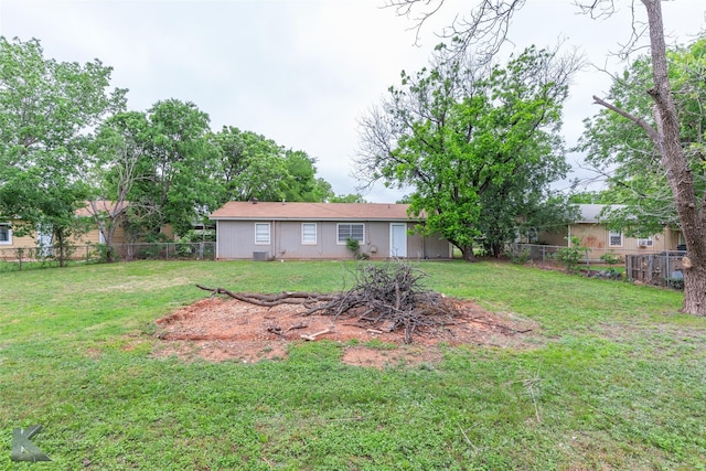 2317 Yorktown Dr, Abilene, TX 79603 - view of yard with a fenced backyard