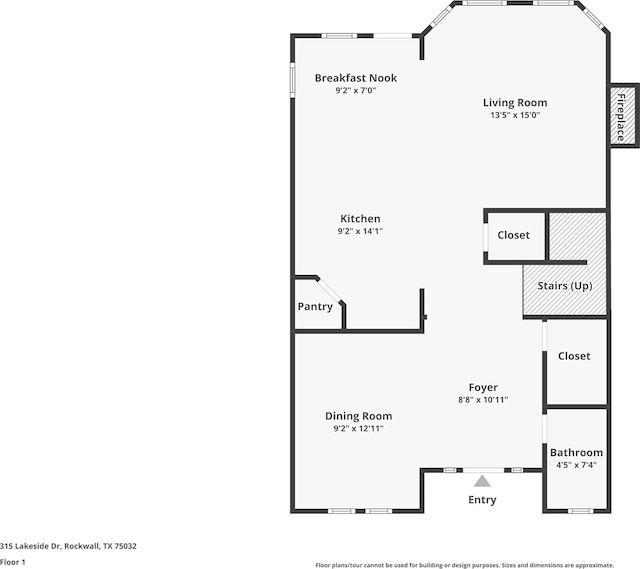 315 Lakeside Dr, Rockwall, TX 75032 - home floor plan