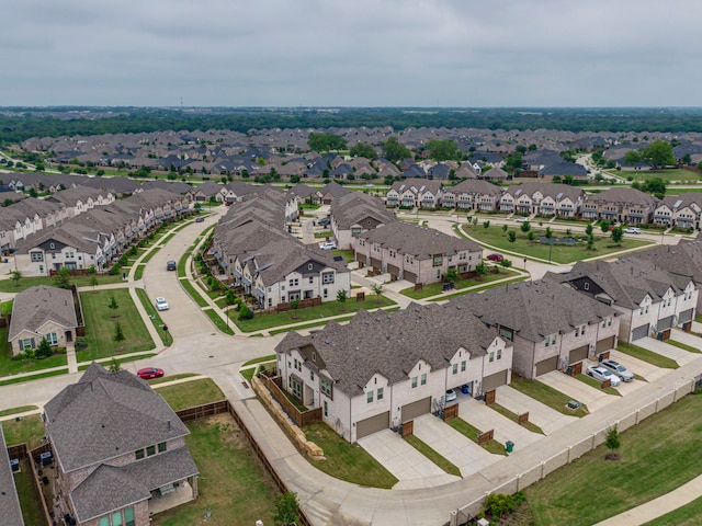 drone / aerial view featuring a residential view