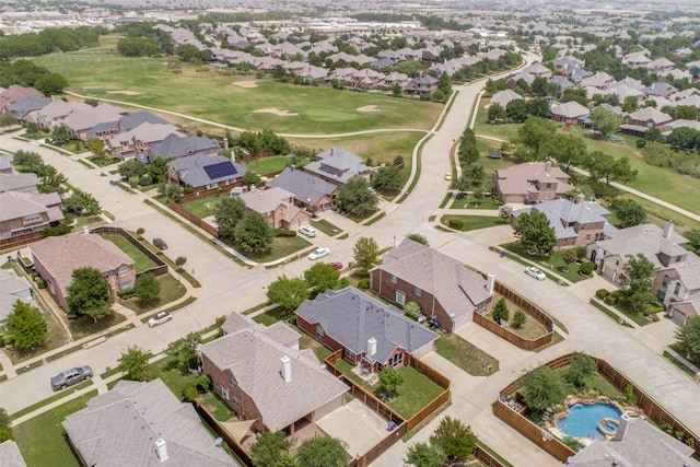 2501 Del Largo Way, Frisco, TX 75033 - aerial view featuring golf course view and a residential view