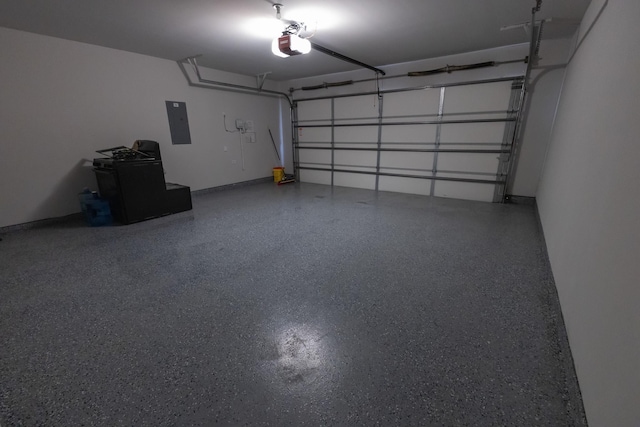 6000 Sutton Fields Trl, Celina, TX 76227 - garage with a garage door opener and electric panel