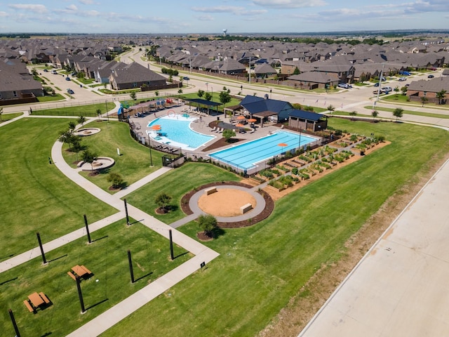 6000 Sutton Fields Trl, Celina, TX 76227 - drone / aerial view with a residential view