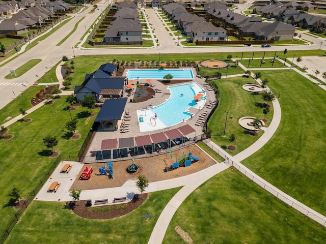 6000 Sutton Fields Trl, Celina, TX 76227 - birds eye view of property with a residential view