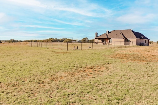 170 Rolling Hills Blvd, Alvord, TX 76225 - view of yard featuring fence and a rural view