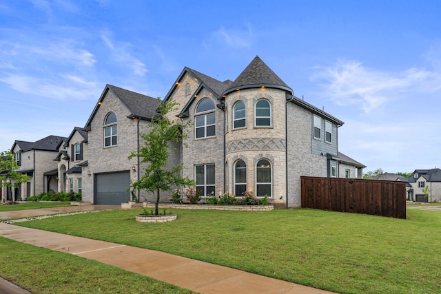 5617 Winona Ln, Mckinney, TX 75071 - french country inspired facade featuring concrete driveway and a garage