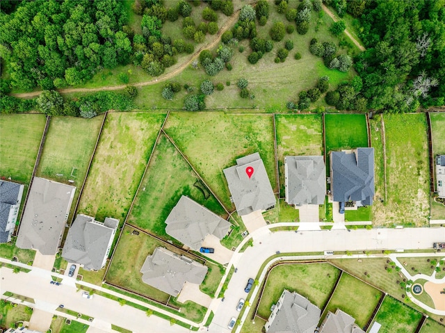 birds eye view of property featuring a residential view