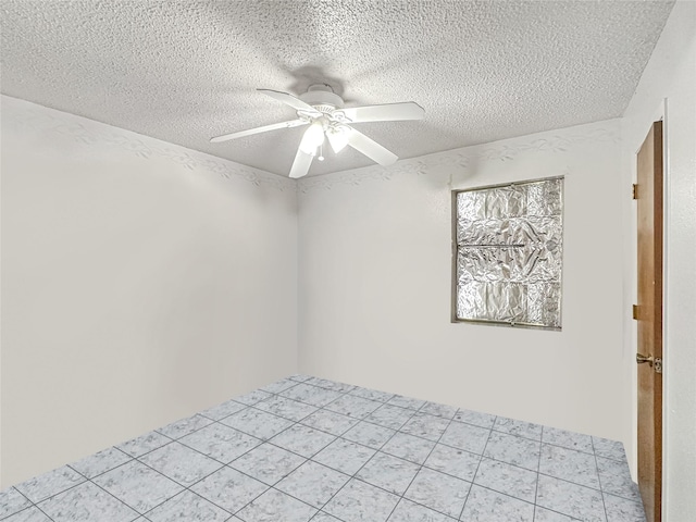 315 Low Water Rd, Grandview, TX 76050 - unfurnished room featuring a textured ceiling and ceiling fan