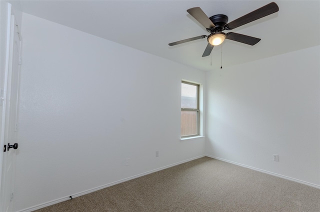 105 Fossil Way, Alvarado, TX 76009 - unfurnished room featuring carpet flooring, baseboards, and a ceiling fan
