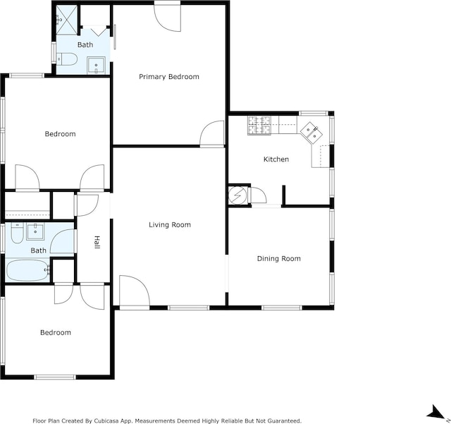 2653 Almeda Dr, Dallas, TX 75216 - room layout