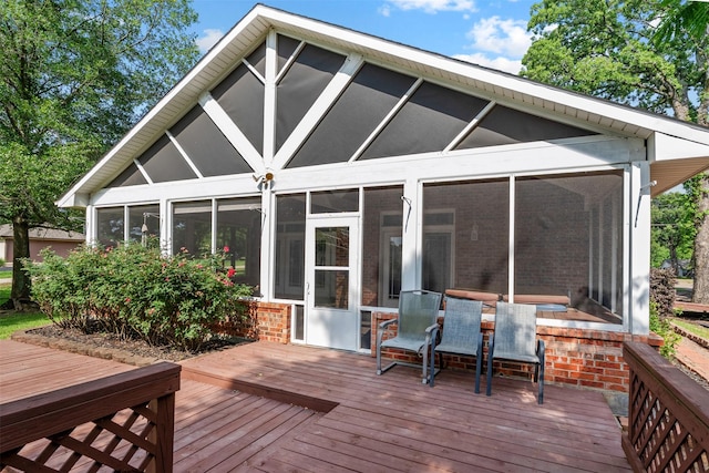 200 Bushwhacker Dr, Mabank, TX 75156 - deck with a sunroom