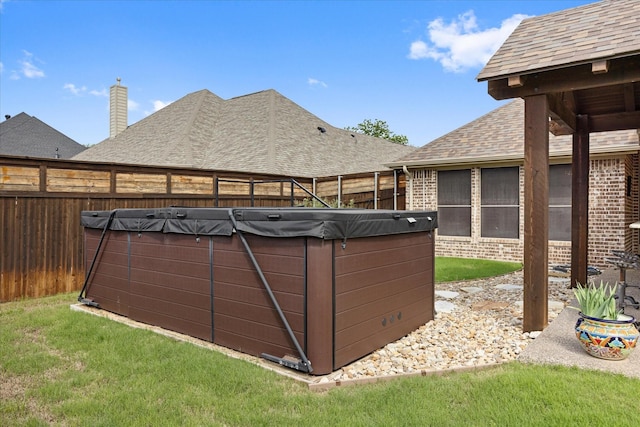 1408 Joshua Way, Granbury, TX 76048 - view of yard featuring fence and a swimming pool